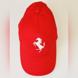 Ferrari Cavallino Rampante Prancing Horse Official Product Cotton Cap For Kids